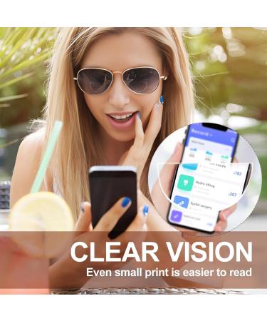 OKH Stick-on Bifocal Lenses | Convert Eyewear to Magnified Readers | Reusable No Water | International Shipping +1.5 - Buy Online on GoSupps.com