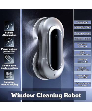 Window Cleaning Robot with Dual Water Spray 70ML Big Tank Window Cleaner Robot 3500Pa Suction Power for Windows/Tiles/Glass Door - Buy Online on GoSupps.com