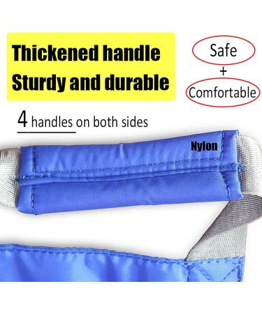 Positioning Pad with Handles - Sliding Move Pad for Bedridden Care - Support Caregivers in Lifting & Transferring Disabled Individuals - Ideal for KR Blue - Buy Online on GoSupps.com