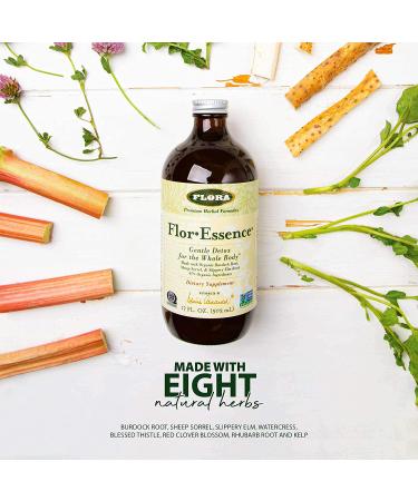 Flora Flor Essence - 17 fl oz (503 ml) | Herbal Health Tonic for Wellness - Buy Online on GoSupps.com