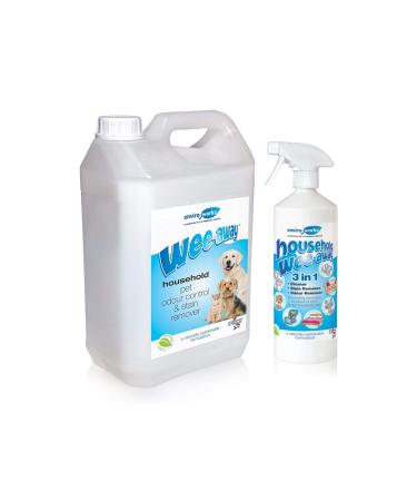 Enviro Works Wee-Away Household Stain and Odour Remover 5L + 1L Refill Bottle