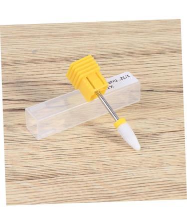 Beavorty Cuticle Drill Bit Nail Grinding Head nail bit nail polish grinding bit Fine Coarse Drill Bit Nail Art Supplies Nail File Bits nails drill bits nail drill bits head ceramics medium Yellow - Buy Online on GoSupps.com