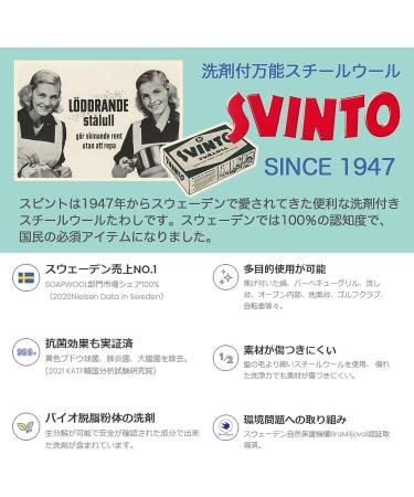 Svinto Steel Wool & Soap - Powerful Cleaning Combo for Tough Stains - Buy Online on GoSupps.com