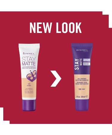 Rimmel London Stay Matte Foundation 085 Fair Beige - Full Coverage & Mattifying (1 fl oz) - Buy Online on GoSupps.com