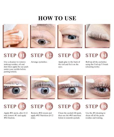 Lupure Lash Lift Kit with Mascara - Professional Quality Eyelash Perm Extensions for Salon | Semi-Permanent Curling Perming Wave - Buy Online on GoSupps.com