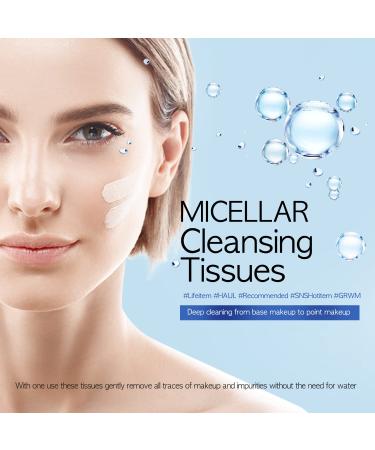 Epielle Micellar Makeup Cleansing Wipes - Gentle, Hypoallergenic, Alcohol-Free - 30 Towelettes per Pack (4 Pack) - Perfect Beauty Stocking Stuffers! - Buy Online on GoSupps.com