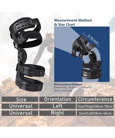 OneBrace OA Unloader Knee Brace - Adjustable ROM Hinged Stabilizing Brace for Osteoarthritis Pain Relief in Right Knee - Buy Online on GoSupps.com