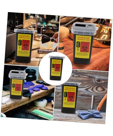 FRCOLOR 6-Pack Razor Blade Disposal Container | Safe Storage for Waste Blades | International Shipping Available - Buy Online on GoSupps.com
