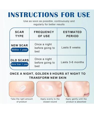 Scar Gel for Kids & Adults - Scar Cream Reduces Visibility of Scars & Decreases Tissue Tension & Itching - for All Types of Scars - Fast Absorption - Buy Online on GoSupps.com