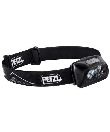 Petzl ACTIK CORE Headlamp - Rechargeable, Compact 450 Lumen Light with Red Lighting for Hiking, Climbing, and Camping - Black Black (Past Season)