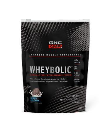 GNC AMP Wheybolic - Cookies and Cream Cookies and Cream 10 Servings