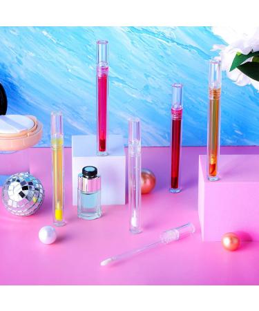 7pcs Refillable Lip Gloss Tubes - Clear Lip Oil & Balm Bottles | Perfect for DIY Lipstick & Lip Gloss - Buy Online on GoSupps.com