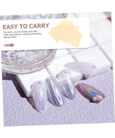 Healeved 4 Sheets Shear- Double-sided Adhesive Tape Tapes for Nail Transparent Tape Nail Displaying Tape Nail Display Stands Tape for Nails Carpet Tape Red Double Sided Nail Supplies - Buy Online on GoSupps.com