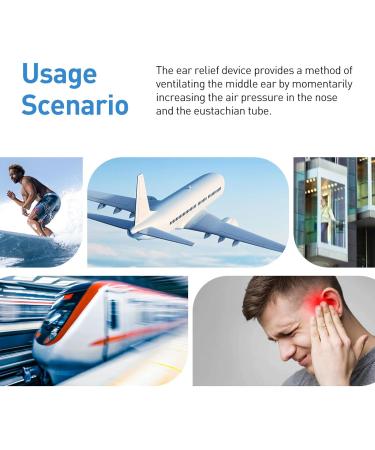 Ear Pressure Relief Device Unclog Eustachian Tubes 3 Speed Adjustable Ideal for Flying Diving & Tinnitus Relief - Buy Online on GoSupps.com