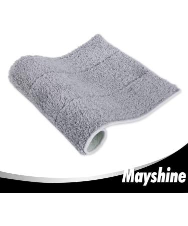 MAYSHINE 6 Pack Microfiber Head Flip Mop Refill Pads - Machine Washable Cleaning Replacements for Wet/Dry Mops - 15.4 X 8.8 Inches - Buy Online on GoSupps.com