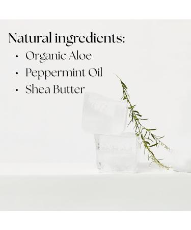 Non-Aerosol Cooling Mist with Aloe Vera & Peppermint - Sunburn Relief & Hydrating Spray for Face & Body - Buy Online on GoSupps.com