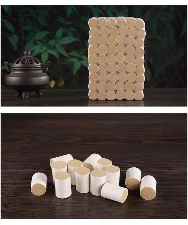 BUNIQ Moxibustion Sticks - Handmade Natural Moxa Bars for Pain Relief | 54 Premium Moxa Rolls 10/1 Light Brown - Buy Online on GoSupps.com