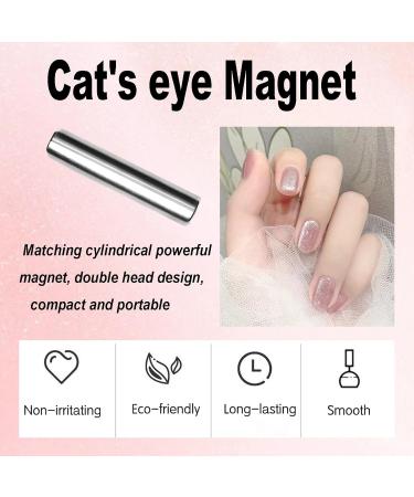 Cat Eye Gel Nail Polish Jelly Pink Magnetic Nail Polish with Magnet Soak-Off UV/LED Holographic Gel Nail Polish DIY Manicure Nail Salon at Home 10ML - Buy Online on GoSupps.com