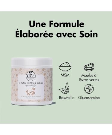 Belly 100 Canine Bone & Joint Treats - Green Lipped Mussel for Dogs MSM Glucosamine Boswellia - Chicken Flavor - Joint Care for Dogs - Dog Food Supplement 300g - Buy Online on GoSupps.com