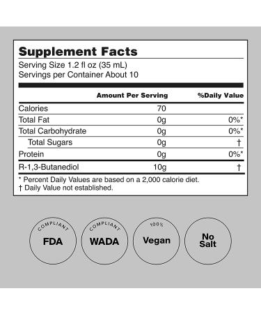 H.V.M.N. Ketone IQ - Fuel Your Body with Pure Ketones - 30 Servings, Sugar-Free, Salt-Free, Caffeine-Free - New & Improved Formula (12 Fl Oz x 3) - Buy Online on GoSupps.com