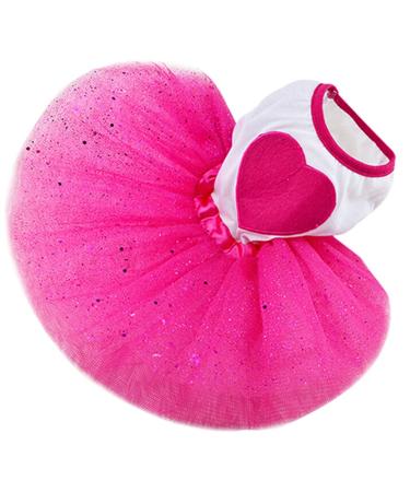 bismarckbeer Sequins Puppy Dog Gauze Tutu Dress Skirt Girl Small Dogs Party Dress Summer Princess Clothes