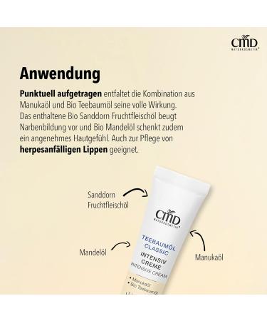  CMD Naturkosmetik Intense cream for pimples and lip bubbles 10 ml - Buy Online on GoSupps.com