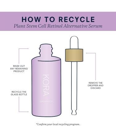 KORA Organics Plant Stem Cell Retinol Alternative Serum - Certified Organic Plant Based Formula for Aging Skin Repair and Radiance - 0.34 fl oz - Cruelty Free - Buy Online on GoSupps.com