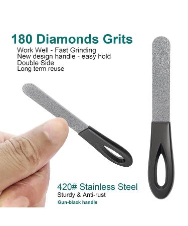 VOGARB Portable Nail Clippers for Thick Nails - Ultra Slim Folding Design with Safety Lock and File - Double Head Curved Trimmer for Toenail and Fingernail - Wide Jaw Opening Cutter (Black) - Buy Online on GoSupps.com