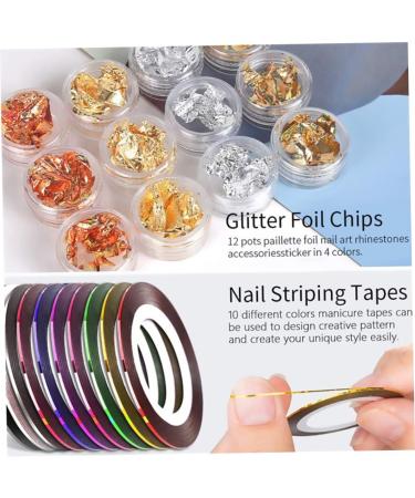 Nail Art Tools Nail Painting Brushes Dotting Pens Designers Manicure Tapes peach Kit Nail Art Tool - Buy Online on GoSupps.com