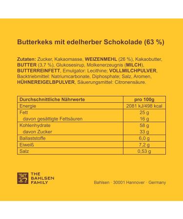 Leibniz Choco Edelherb 12 Pack - Crispy Dark Chocolate Butter Biscuits (12 x 125g) - Buy Internationally - Buy Online on GoSupps.com