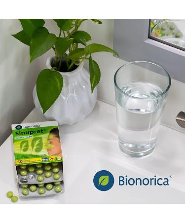 Sinupret Bionorica Sinus Immune Support Adult Strength - 50 Tablets - Buy Online on GoSupps.com
