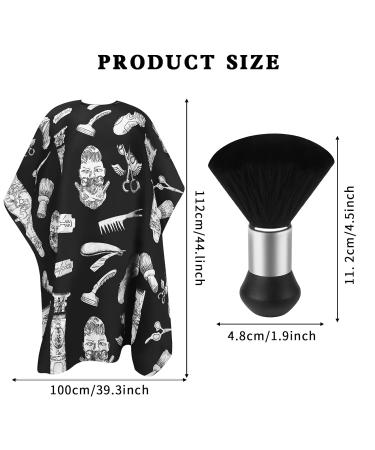 Buy Professional Waterproof Barber Cape for Men - Large Hair Cutting Salon Accessories | International Shipping Available - Buy Online on GoSupps.com