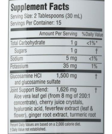 Glucoflex Joint Lube Glucosamine Liquid Cherry Flavor 16 oz (Pack of 4) - Buy Online on GoSupps.com
