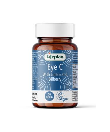 Lifeplan Eye 'C' with Lutein Bilberry & Zinc Capsules x 60. Helps Maintain Healthy Eyes 60 Count (Pack of 1)