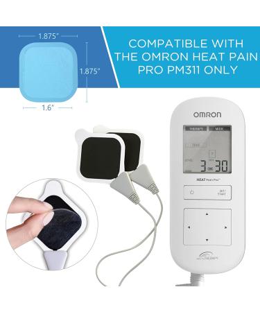 Tens Gel Pads Refills for Omron PM311 - 12 Pairs (24 Pcs) Self-Adhesive Electrode Pads | International Shipping Available - Buy Online on GoSupps.com