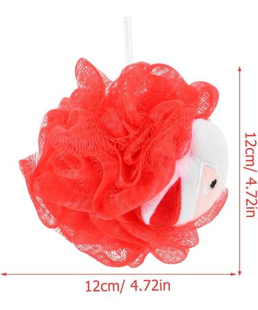 SOLUSTRE 3Pcs Christmas Loofah Sponge Set - Santa Christmas Tree Snowflake Bath Scrubbers for Adults - Perfect Holiday Gifts - Buy Online on GoSupps.com