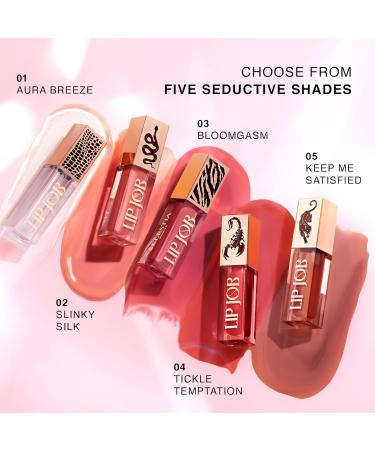 SELESTIA BEAUTY Lip Plumper Gloss Lip Job Glossy Finish Hydrating & Smoothing Formula 0.14 fl oz (Aura Breeze) - Buy Online on GoSupps.com