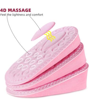 Invisible Adjustable Shoe Lifts Heel Height Insoles (1.4 inch) - 2 Pairs for Women's Sneakers, Boots, and Casual Shoes - Buy Online on GoSupps.com