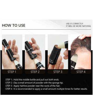Buy Hairline Powder Stick - Brown Hair Shadow Powder for Root Touch Up & Gray Coverage | Best Hair Filler for Thin Hair - Buy Online on GoSupps.com