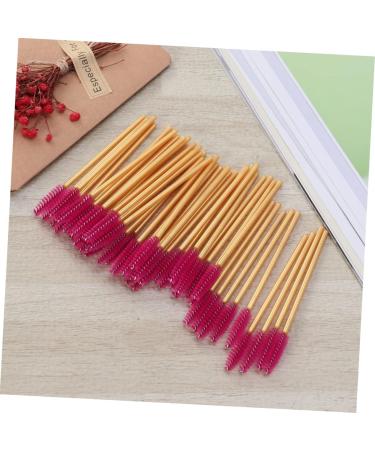 Beavorty 50 Pcs Colorful Mascara Disposable Eyelash Mascara Makeup Eyelash Brush Applicator Suite 50 Pcs Rose - Buy Online on GoSupps.com