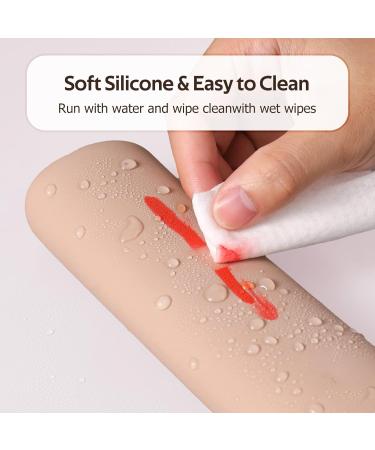 Travel Makeup Brush Holder - Magnetic Silicone Organizer | Portable & Easy-to-Clean Storage Box (Brown) - Buy PB-01 Online - Buy Online on GoSupps.com