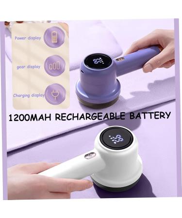 Electric Lint Remover - 3-Speed Fabric Shaver with LED Display | Portable Debobbler 6 Cutter Leaves & 3 Replacement Cutters - Ideal for Clothes Care - Buy Online on GoSupps.com