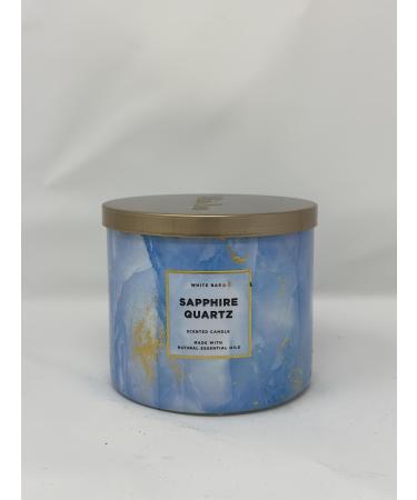 Sapphire Quartz 3-Wick Candle 14.5 oz / 411 g Made with Natural Essential Oils