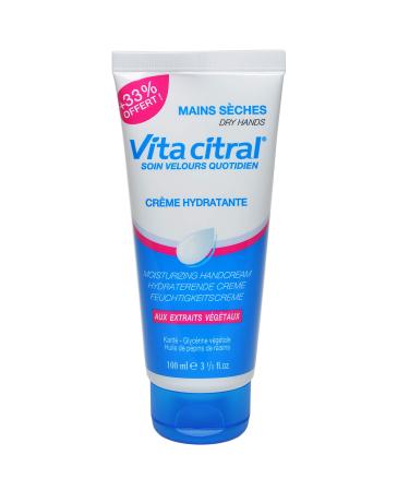 Vita Citral Moisturizing Hand Cream for Dry Hands 100ml + 33% Free - Intense Soothing and Softening Cream for Dry Hands