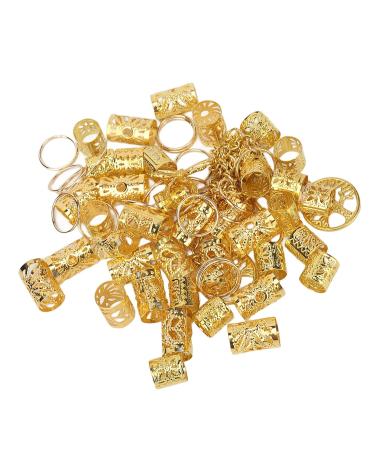 Sonew Hoal Hair Jewelry | Golden Hair Accessories for Black Braids | Unisex Braid Jewelry - Buy Online on GoSupps.com