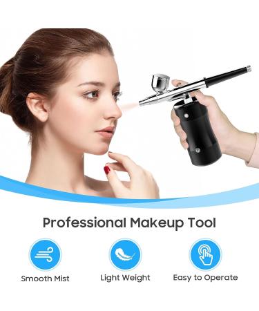 Cosscci 30 PSI Airbrush Kit - Portable Mini Air Brush Spray Gun with Compressor Kit for Cake Decorating, Makeup & Nail Art - Buy Online on GoSupps.com