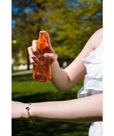 Calypso Carrot Oil Deep Tanning Spray with SPF2 200 ml - Buy Online on GoSupps.com