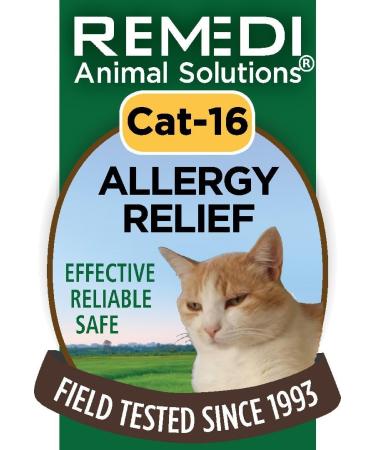 Homeopath Ellen's Turbo Cat-16 Allergy Relief | Remedi Animal Solutions - Effective International Shipping - Buy Online on GoSupps.com