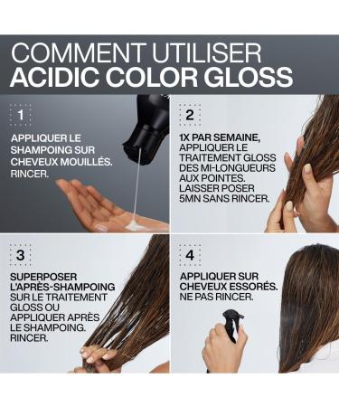 REDKEN Gentle Color-Protecting Shampoo Colored Hair Prolongs & Enhances Color Acidic pH Formula Generous Size Acidic Color Gloss 500ml - Buy Online on GoSupps.com