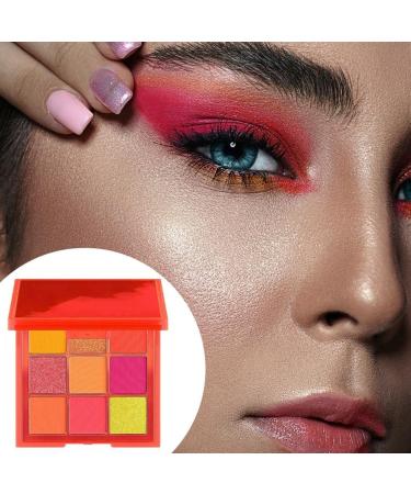 Jojomis 9 Colors Eyeshadow Palette Soft Professional Highly Pigmented Blendable Bright Compact Matte Shimmer Metallic Eye Makeup for Women Ladies Cosmetics - Buy Online on GoSupps.com